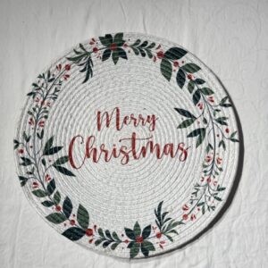 Christmas Jute Coaster