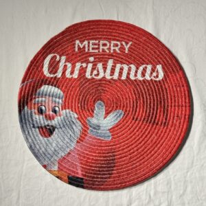 Christmas Jute Coaster