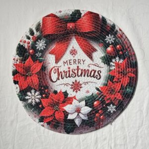 Christmas Jute Coaster