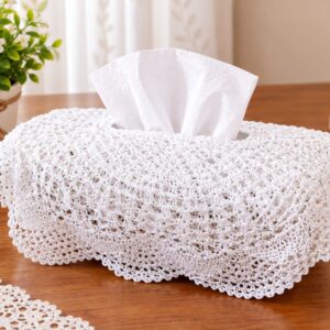 Crochet Lace Tissue Box Cover